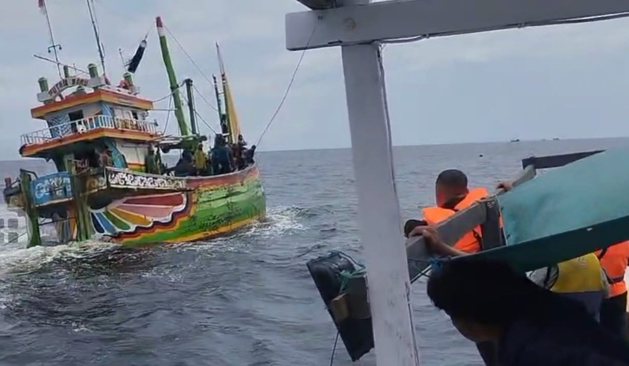 Empat Kapal Gunakan Pukat Cantrang Ditangkap