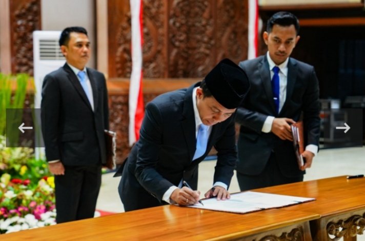 Pelantikan Pejabat Pimpinan Tinggi Madya Kementerian Kehutanan