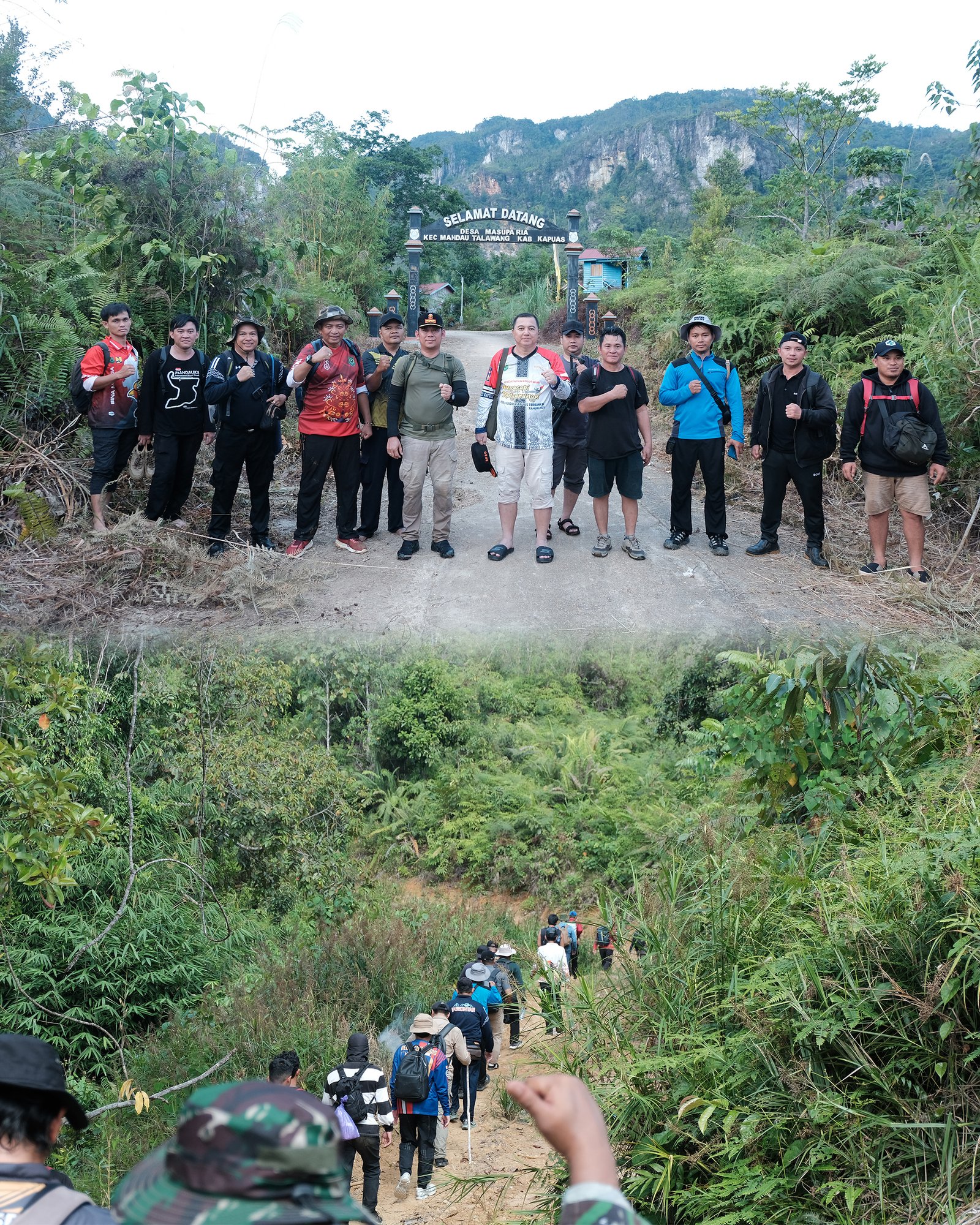 Jalan Kaki, Wabup Dodo Tembus Pedalaman Kapuas