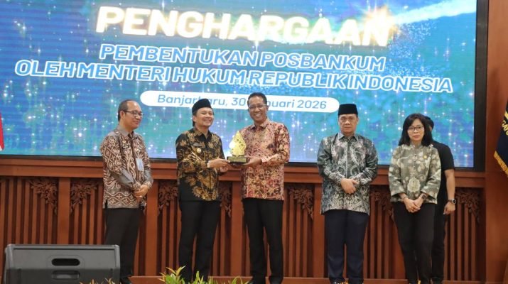 Kementerian Hukum RI Resmikan 2.015 Pos Bantuan Hukum di seluruh Desa dan Kelurahan Se-Kalsel