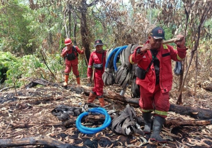 Karhutla di Lima Desa Bengkalis Padam, Upaya Mitigasi Terus Dilakukan
