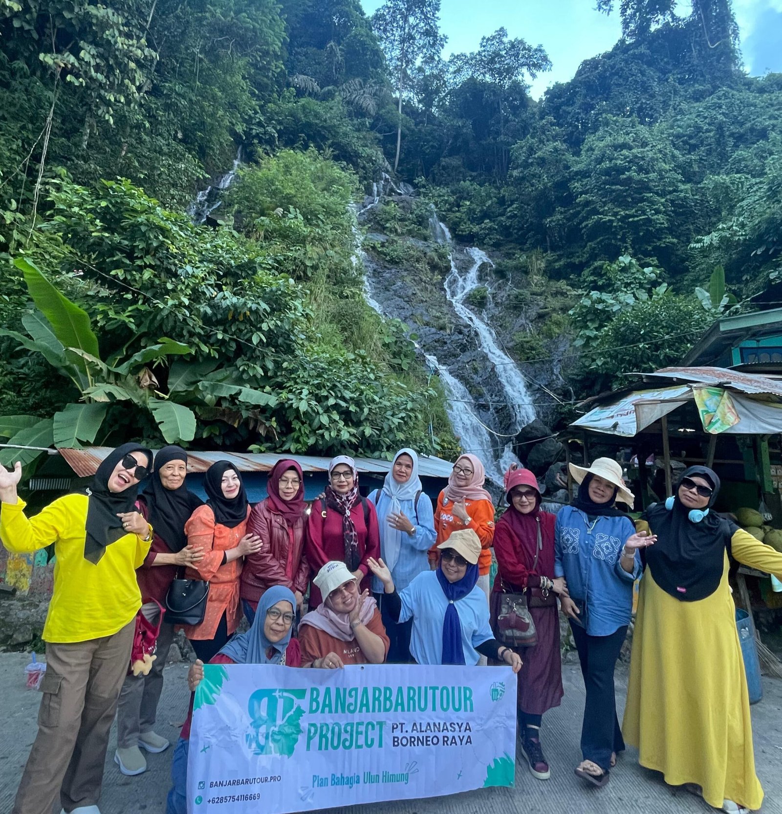 Air Terjun Gunung Rambutan Pelepas Penat di Rute Trans Kalimantan