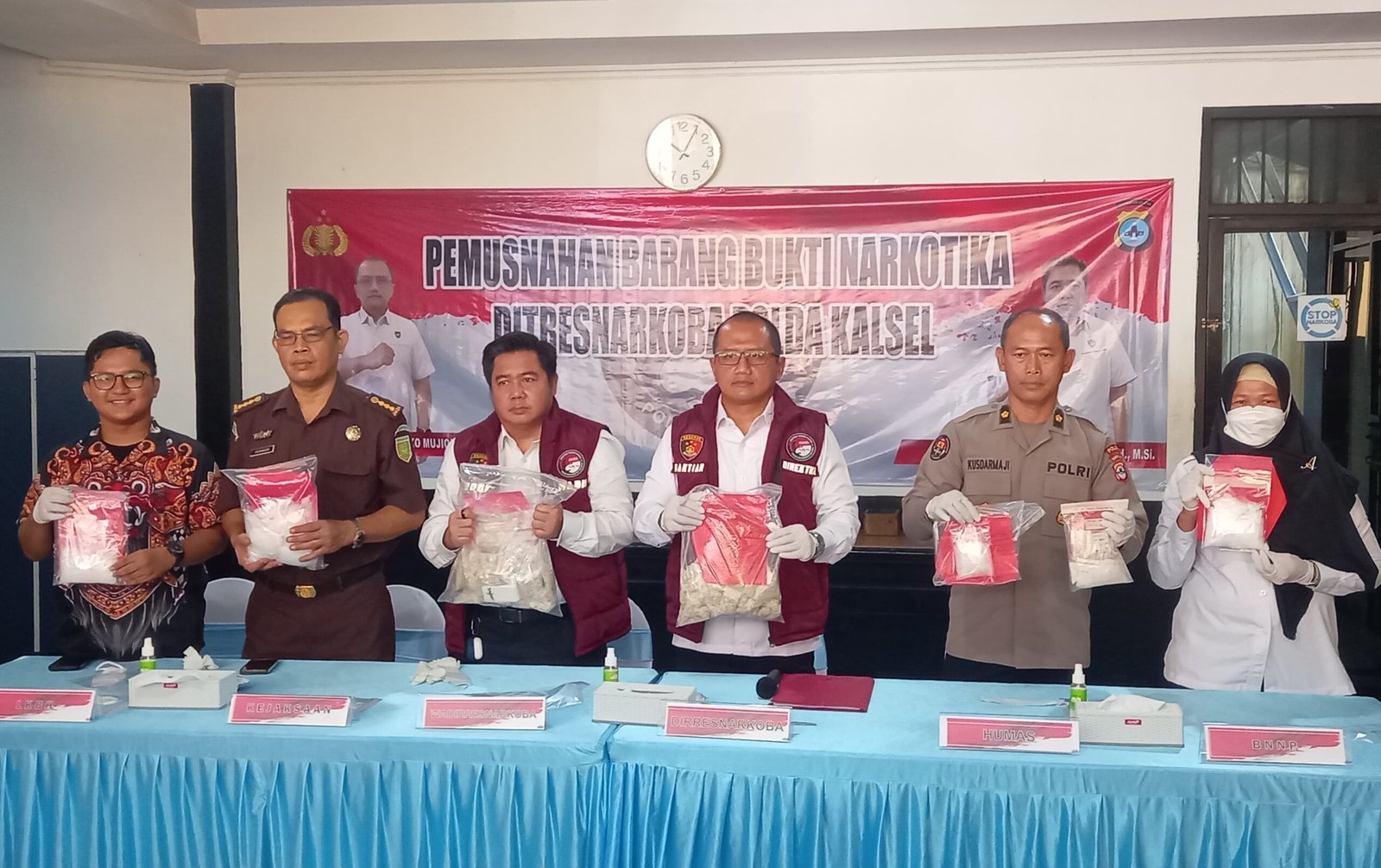 Polda Kalsel Tangkap 80 Pengedar Narkoba di Wilayah Tri Banjar