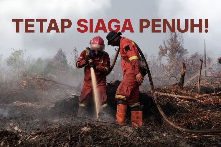Hotspot di Kalsel, Sumsel, Riau dan Jambi Turu