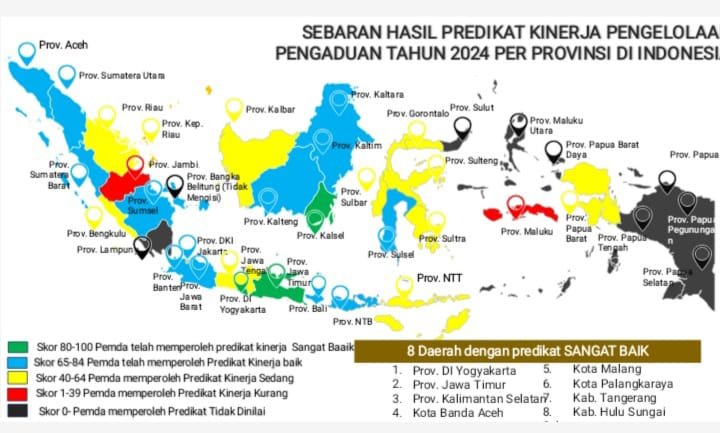 Kalsel Terbaik Pengelolaan Pengaduan